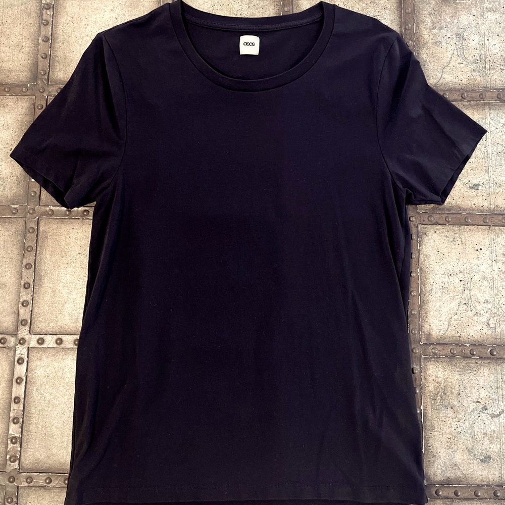 Black ASOS cotton tee xl